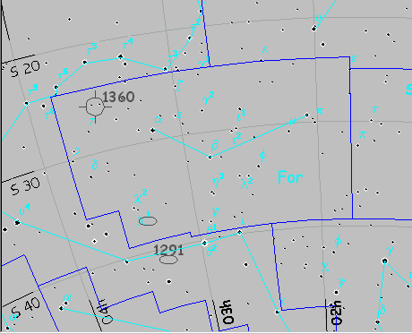 Constelación de Fornax