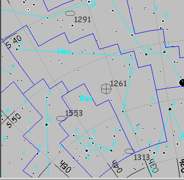 Constelación de Horologium