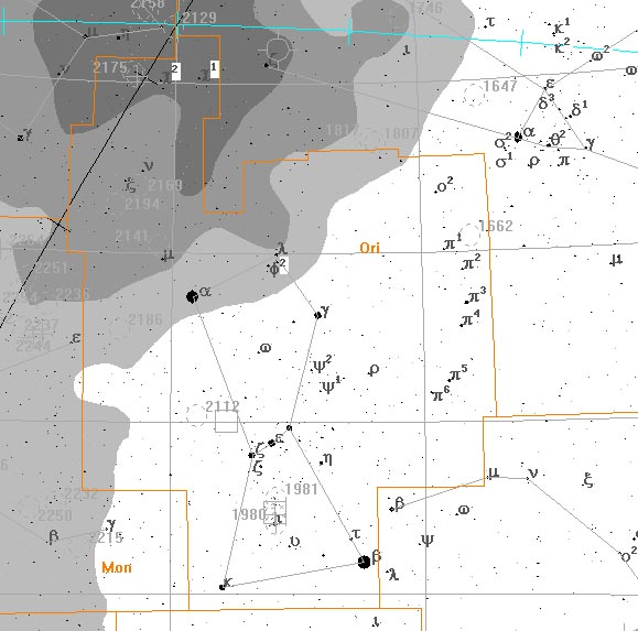 Constelación de Orion